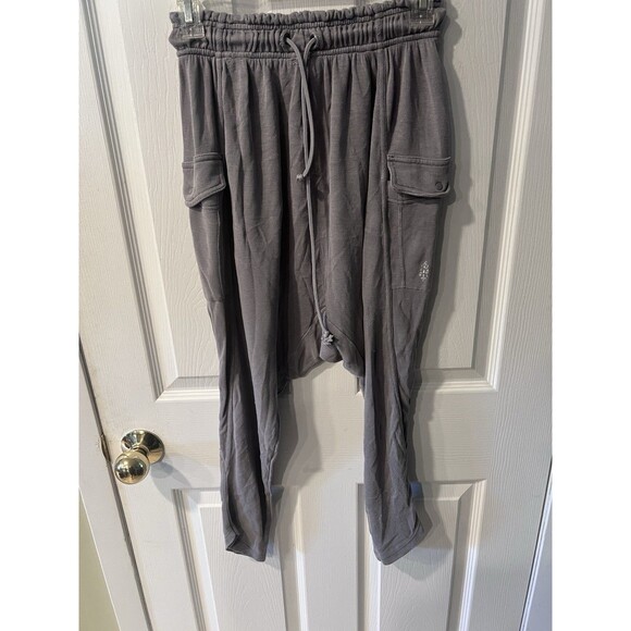 FP Movement Just Like That Harem Pants Womens XS Grey Harem Jogger Distressed - Picture 10 of 10